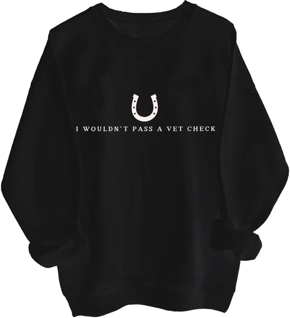 

Толстовка с графикой подковы для любителей лошадей Czbic