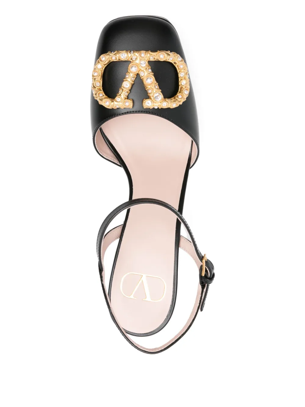 Туфли-лодочки на платформе VLogo Signature 110 мм VALENTINO GARAVANI, черный — фото 4