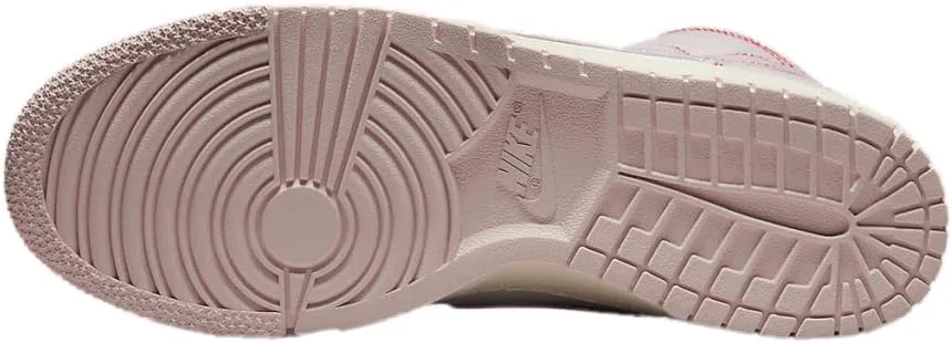 

Nike Dunk High 1985 - Summit White / Barely Rose / University Red, белый/розовый