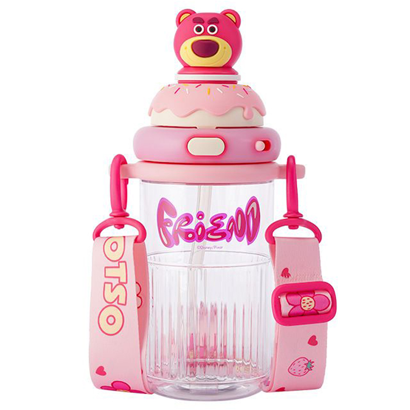 

Пластиковые стаканы для воды Disney, Super Cute Strawberry Bear [Double Drink Design]