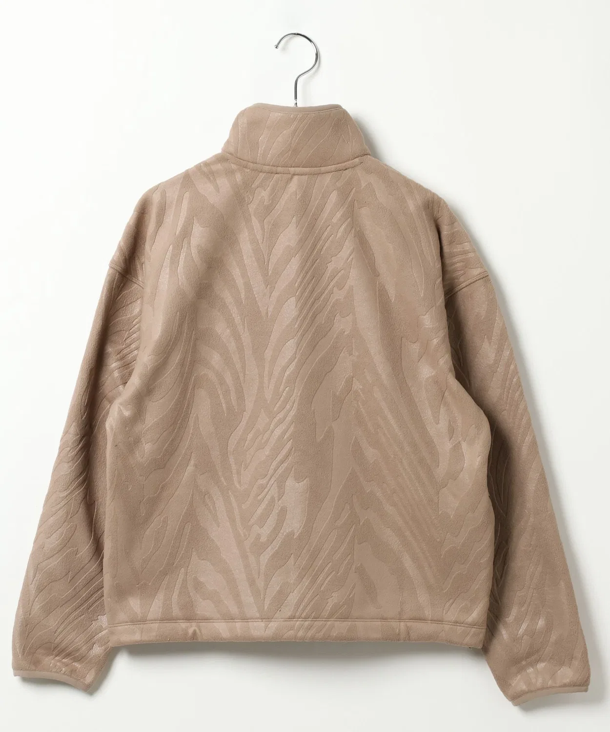 Толстовка Adidas Polar Fleece Half Zip с полушарниром, коричневая — фото 2