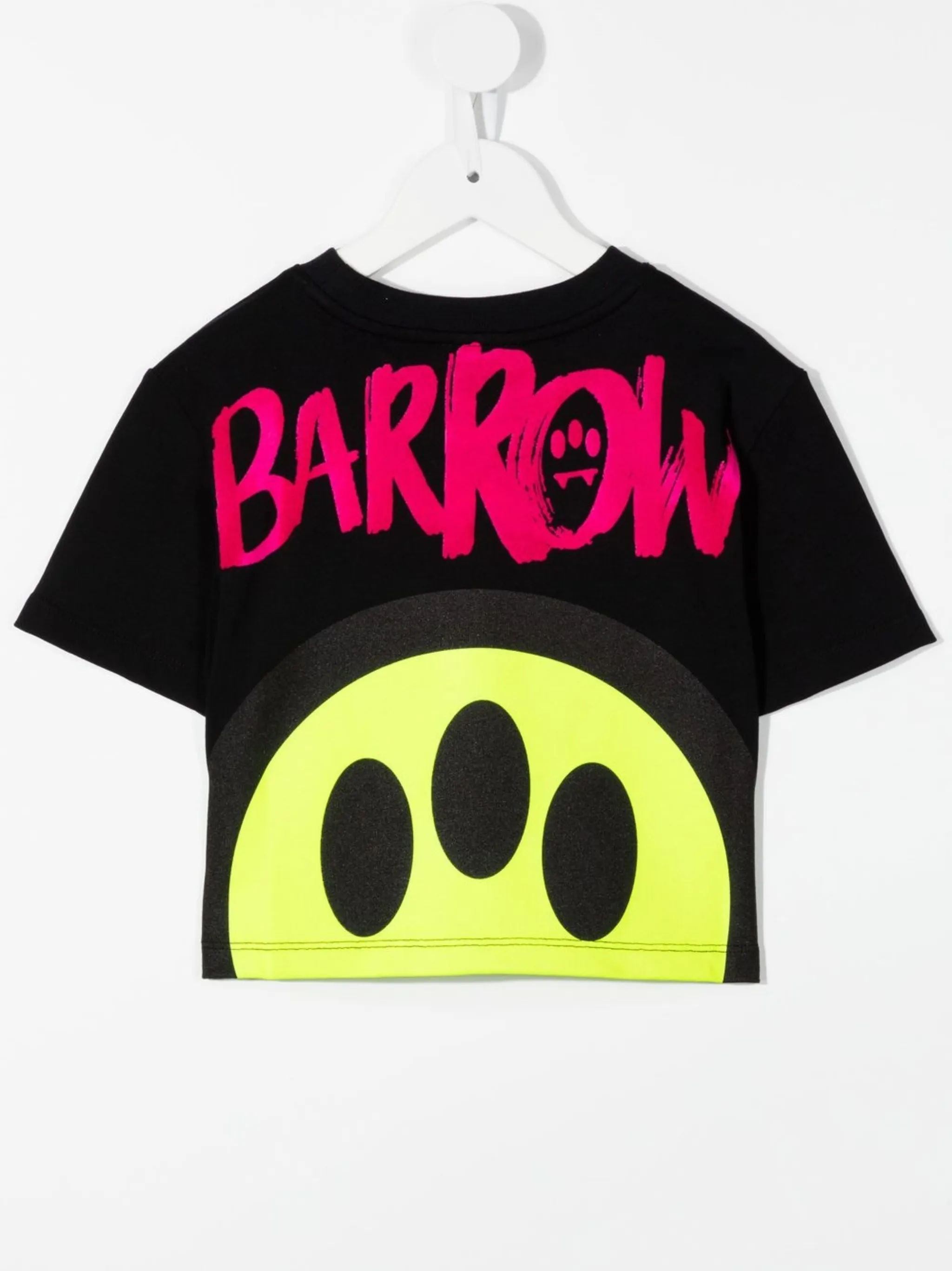 Укороченная футболка с логотипом Barrow Kids, черный — фото 2