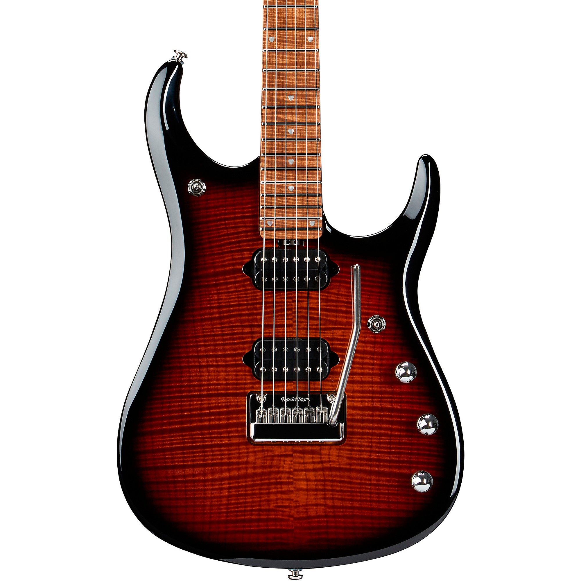 

Электрогитара Ernie Ball Music Man JP15 Flamed Maple Top Tiger Eye, Белый, Электрогитара Ernie Ball Music Man JP15 Flamed Maple Top Tiger Eye