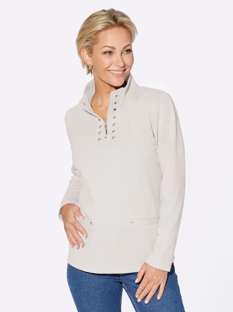 

Рубашка с длинным рукавом в стиле кэжуал "Shirt" Casual Looks, белый