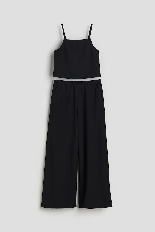 

Комплект из майки и брюк H&M, черный