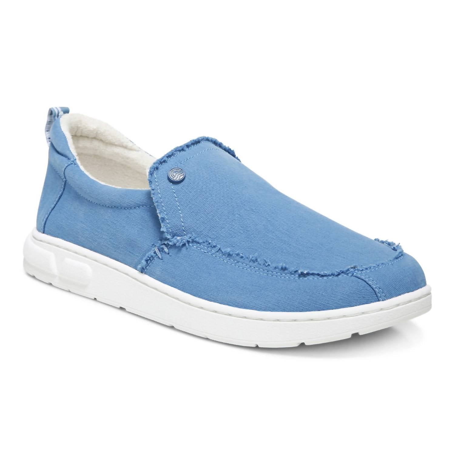 

Мужские парусиновые туфли Seaview Slip-On синего цвета Vionic