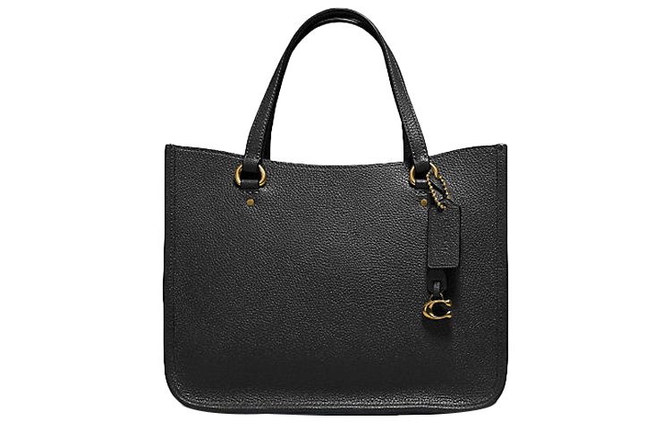 

COACH Сумка Tyler Leather, через плечо, кроссбоди большая женская pure black