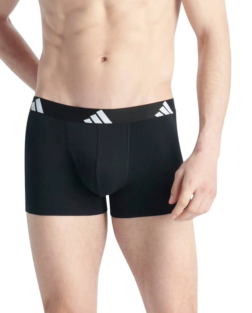 Упаковка из трех пар боксеров Adidas, черный — фото 2