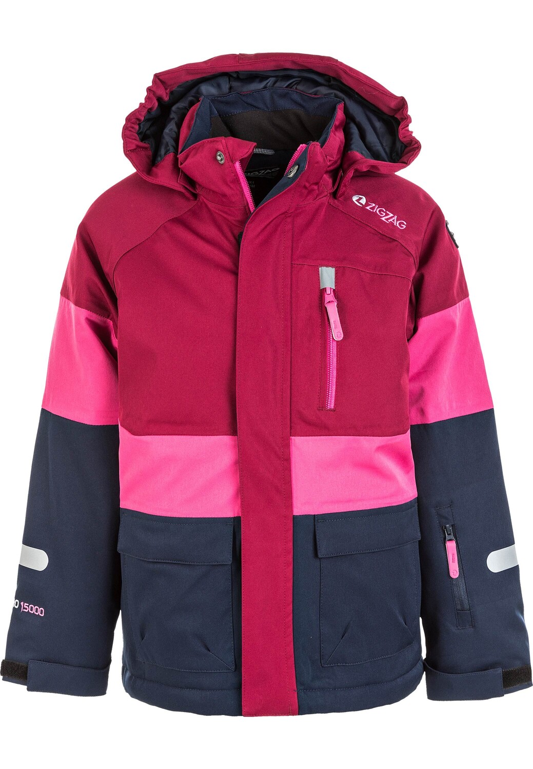 

Лыжная куртка Zigzag Skijacke Taylora, цвет 4055 Beet Red