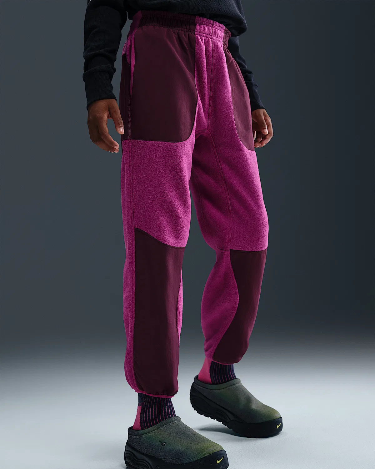 Детские штаны Polartec® Nike ACG "Wolf Tree", Cactus Flower/Bordeaux/Summit White — фото 2