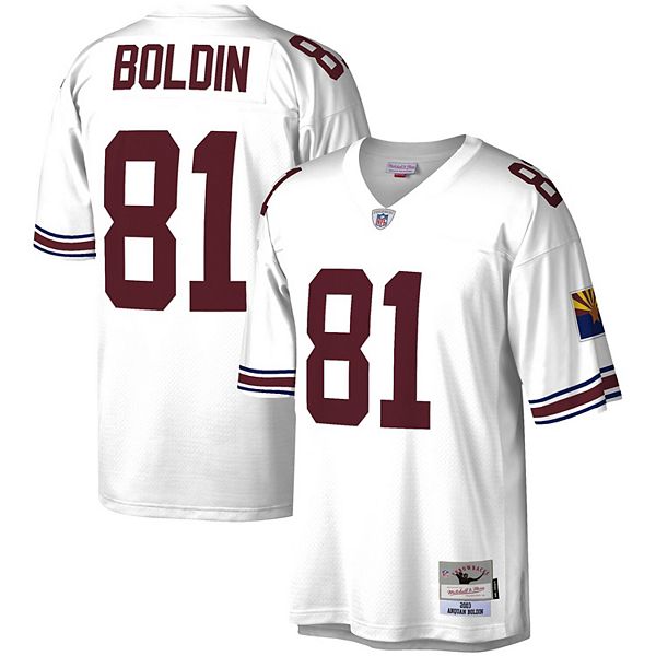 

Мужская футболка mitchell & ness anquan boldin white arizona cardinals 2003 legacy replica Unbranded