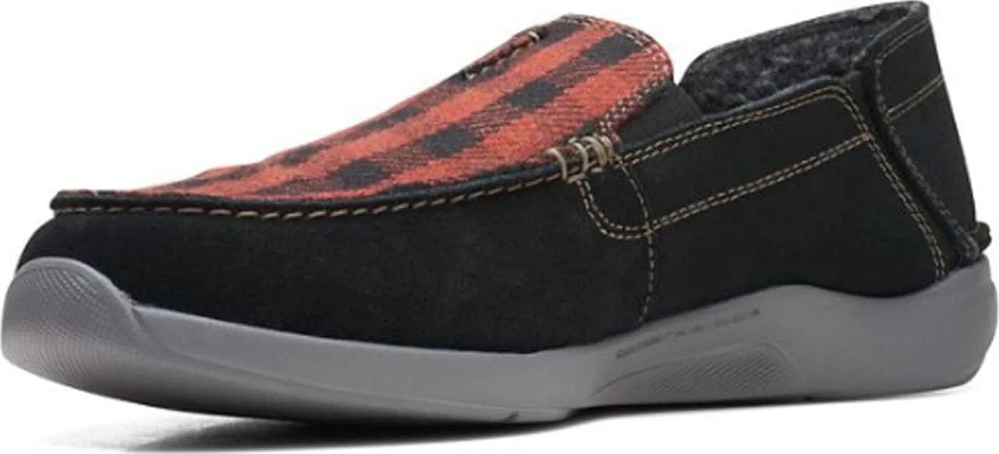 Лоферы Clark's Gorwin Step, черная замша Clarks — фото 3
