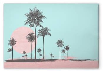 

Картина на холсте A.S. Création Miami Beach Sun 1 цвет blaurosagrau