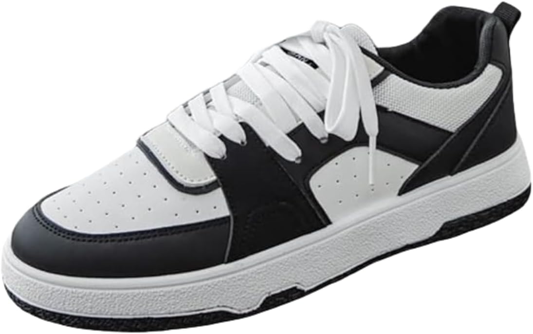 

Мужские кроссовки для тенниса с низким верхом, модные, удобные, повседневные, с контрастной цветовой гаммой, дышащие, для ходьбы Lexamen, черный