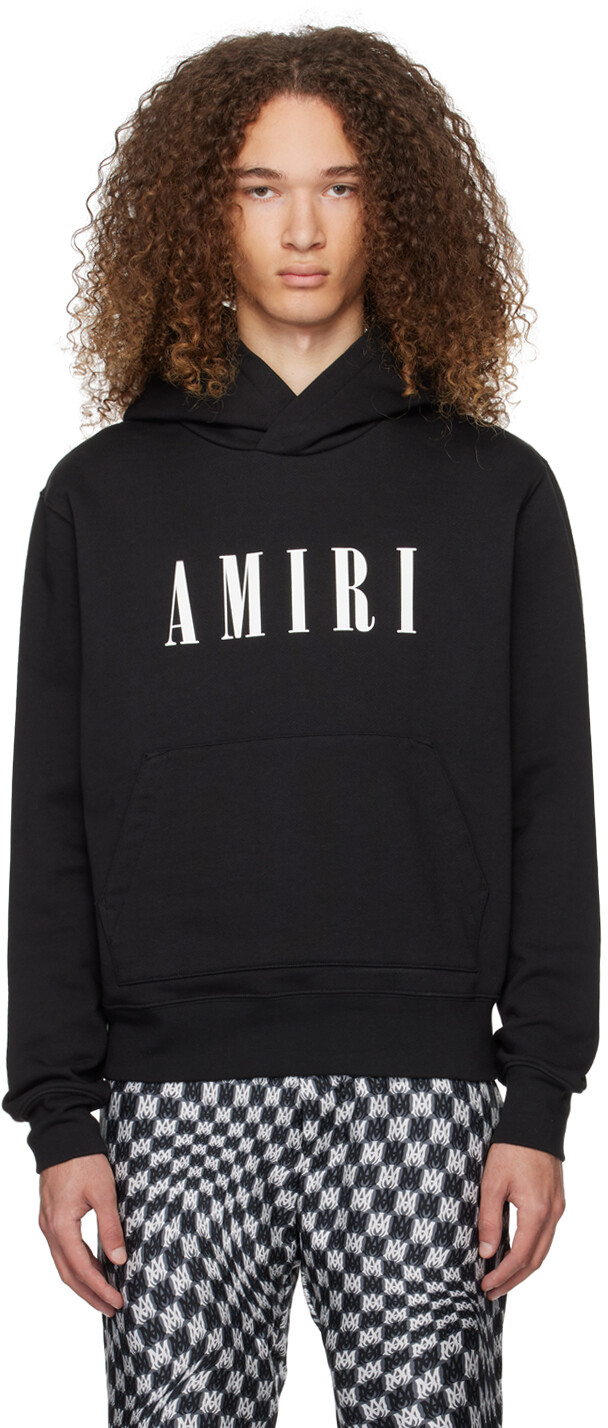 

Черная толстовка с капюшоном Amiri, цвет Black