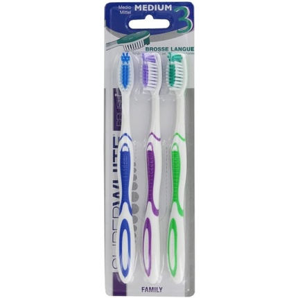 

Зубные щетки Brush 3 Medium - Упаковка из 3 шт Superwhite