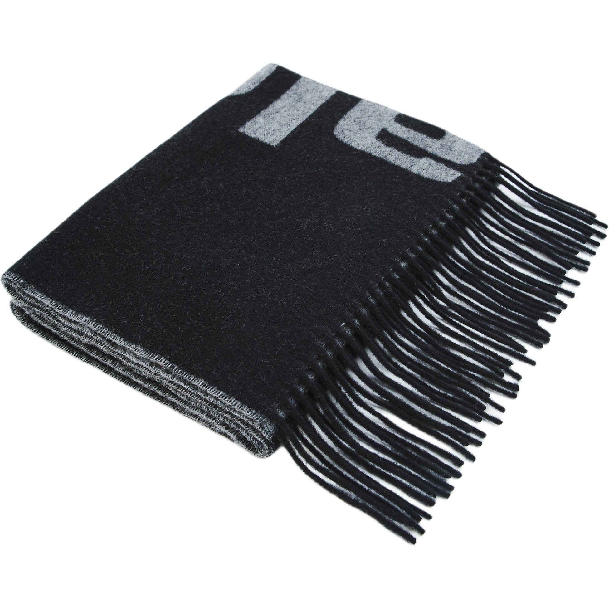 

Alexander Wang Шарф вязаный кашемировый Unisex Black/Gray