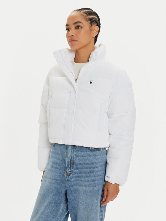 

Пуховик стандартного кроя Calvin Klein Jeans, белый