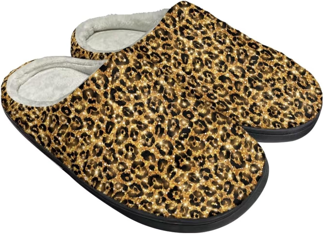 

Унисекс тапочки Howilath из фланели, модные домашние тапочки с теплым и дышащим флисом, размеры-2XL, золотой