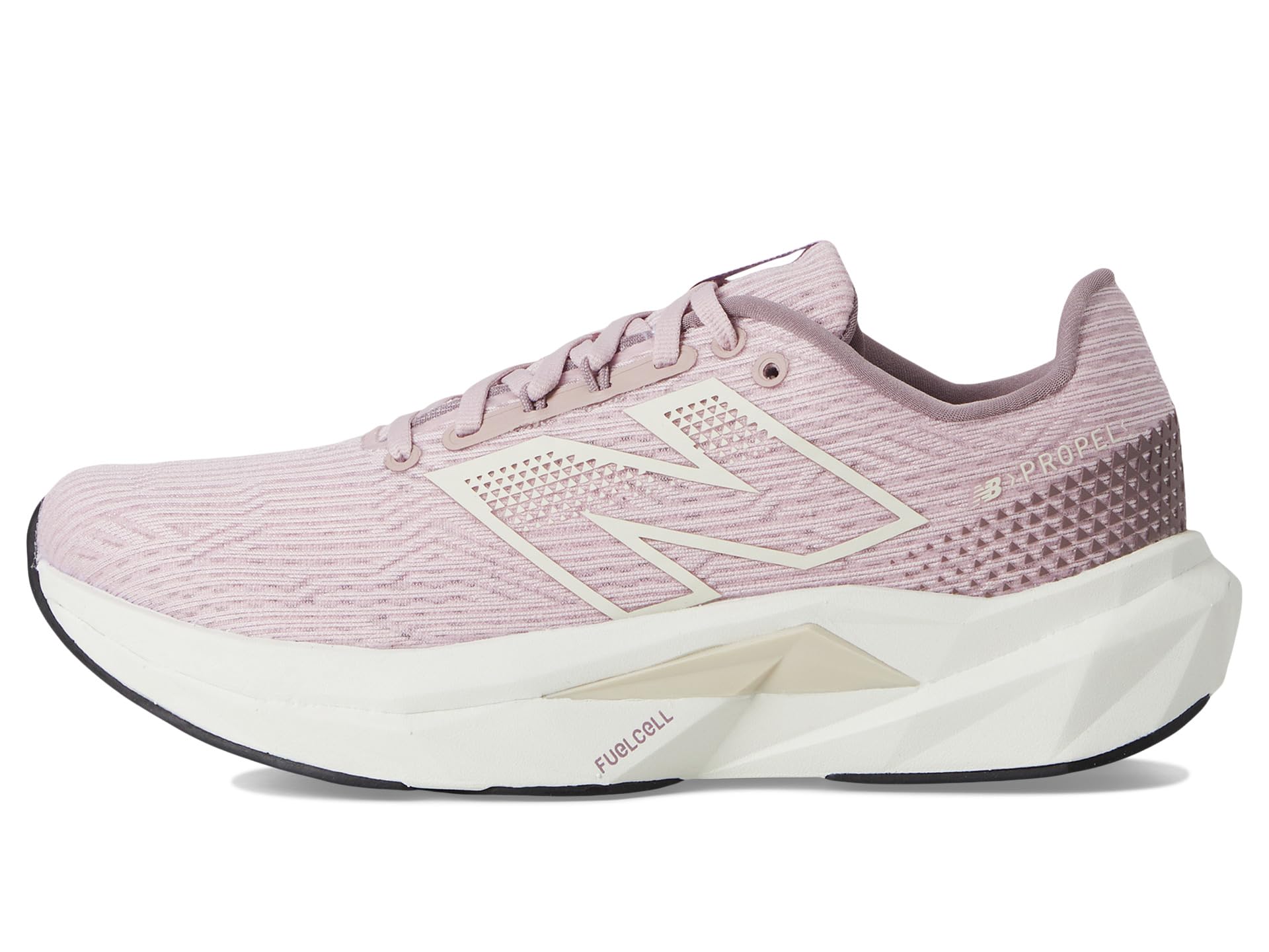 Кроссовки New Balance FuelCell Propel v5, цвет Twilight Haze/Ice Wine/Sea Salt — фото 4