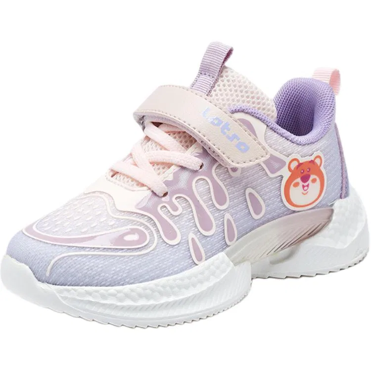 Кроссовки WANJUZONGDONGYUAN x Strawberry Bear Series, нескользящие, легкие, с амортизацией Disney, Pink Purple — фото 2