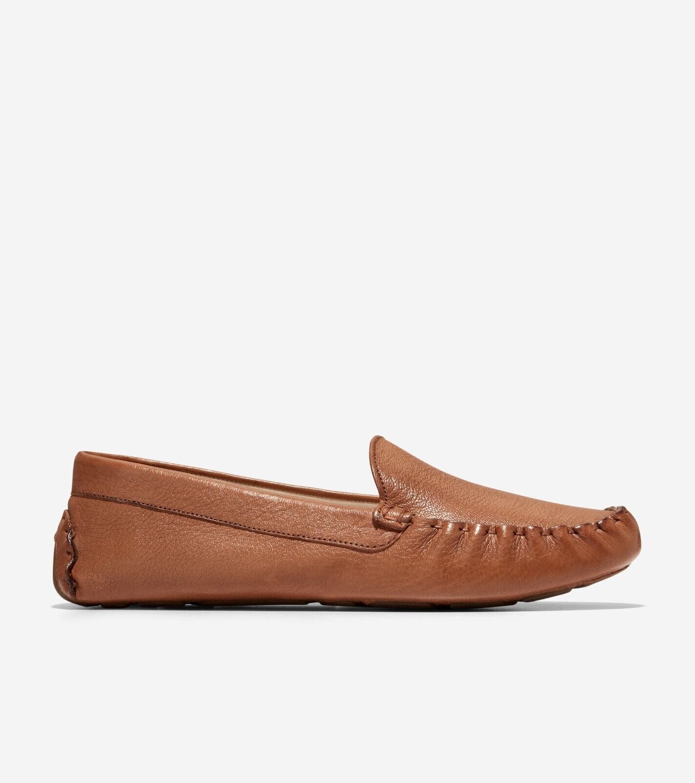 Женские кожаные лоферы Cole Haan Evelyn Driver Flat 5 Pecan Brown KHD474 — фото 2