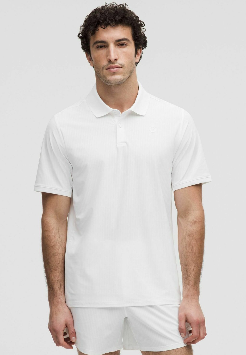 

Спортивная футболка Striped Mesh Tennis lululemon, белый
