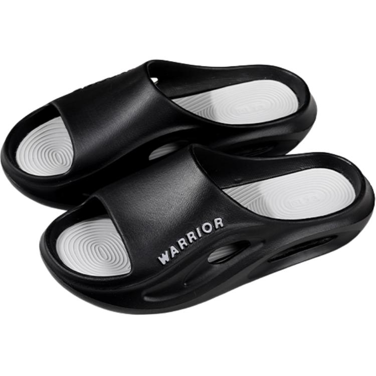 

Мужские пляжные шлепанцы Soft Sole, легкие, нескользящие, прохладные и повседневные WARRIOR, черный серый