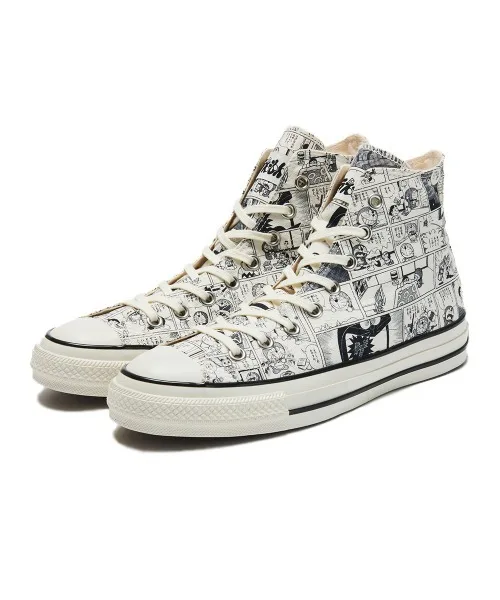 Унисекс высокие кеды с принтом Doraemon CONVERSE ALL STAR AGED CP HI белые
