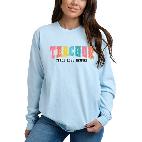 

Футболка Teacher bright varsity garment dyed long sleeve Simply Sage Market, Chambray, Зеленый, Футболка Teacher bright varsity garment dyed long sleeve Simply Sage Market, Chambray