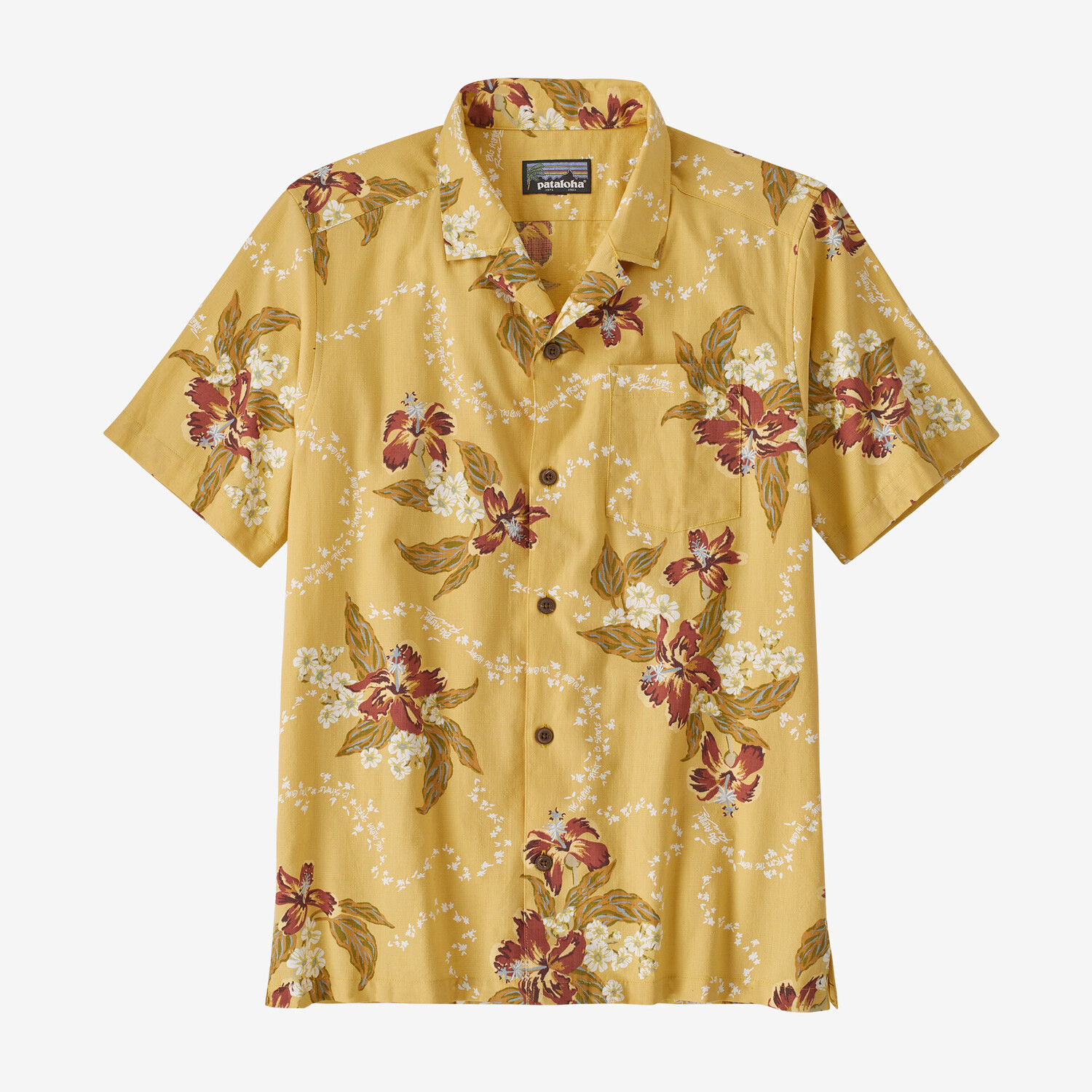 

Мужская рубашка Паталоха Patagonia, цвет Aloha Spirit: Surfboard Yellow