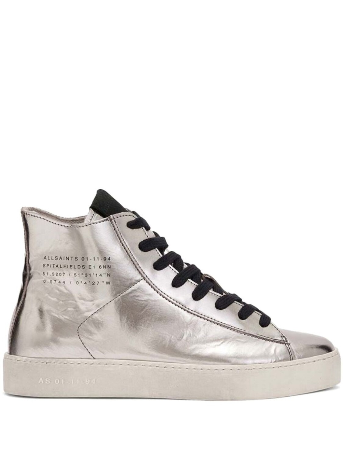 

Кроссовки AllSaints Tana, серебряный, Серый, Кроссовки AllSaints Tana, серебряный