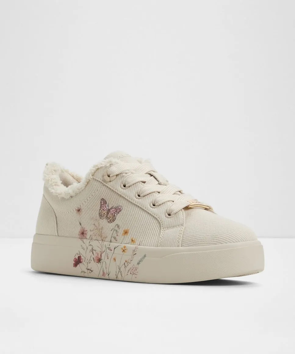 Женские повседневные кроссовки с круглым носком Aldo, бежевый — фото 4