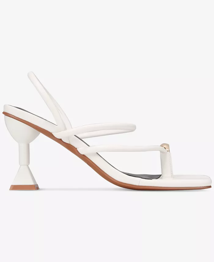 Женские босоножки Whitney Gold Toe с ремешками - доступны расширенные размеры SMASH Shoes, белый — фото 2
