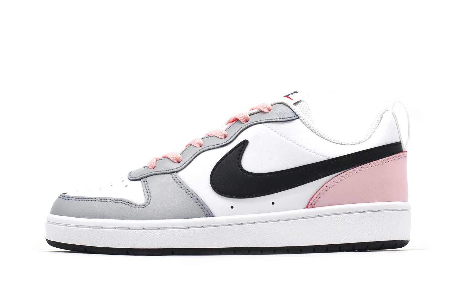 

Кроссовки Nike Court Borough Skateboarding Shoes Women's Low-top White/black/gray/pink, черный/белый