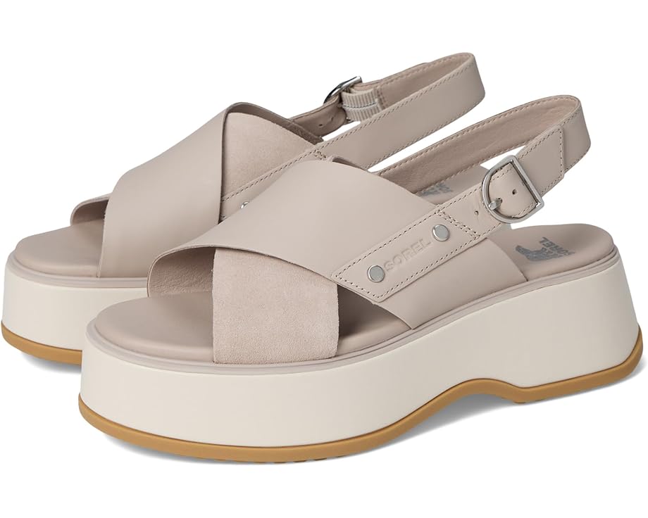 Туфли SOREL Dayspring Crisscross Sandals, цвет Crushed Clay/Chalk