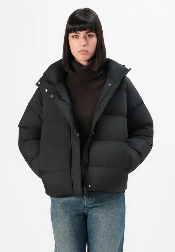 Современная куртка, пуховая куртка Tommy Hilfiger, Black — фото 4