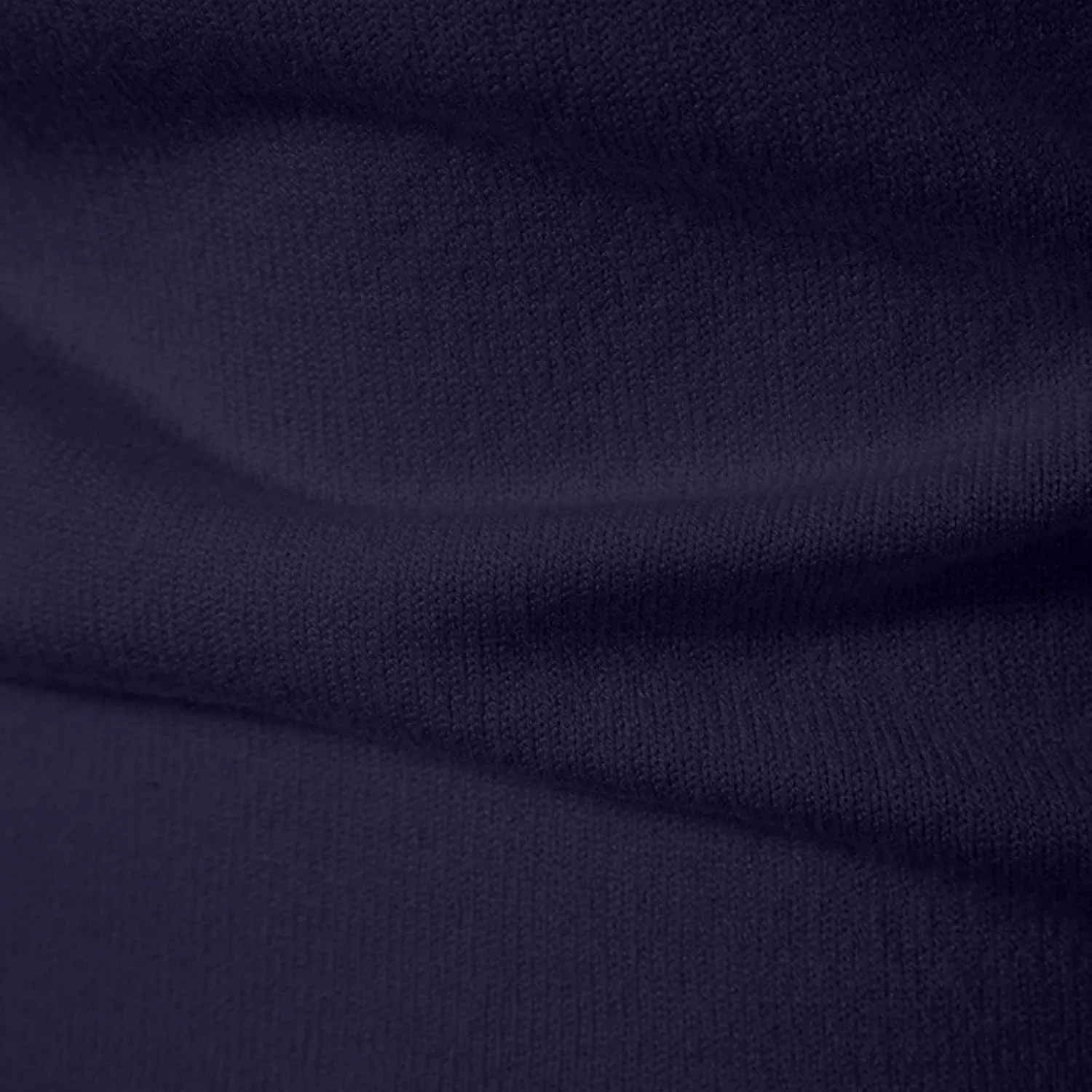 Мужской свитер с четвертью молнии Slim Fit с длинными рукавами и воротником стойкой — фото 2