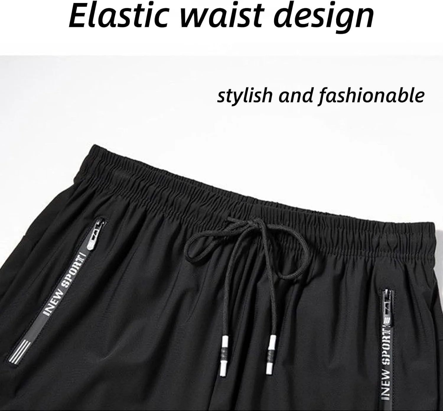 Женские повседневные брюки Stretch Pants с ультрамягкой эластичной тканью и идеальной драпировкой Generic, черный — фото 4