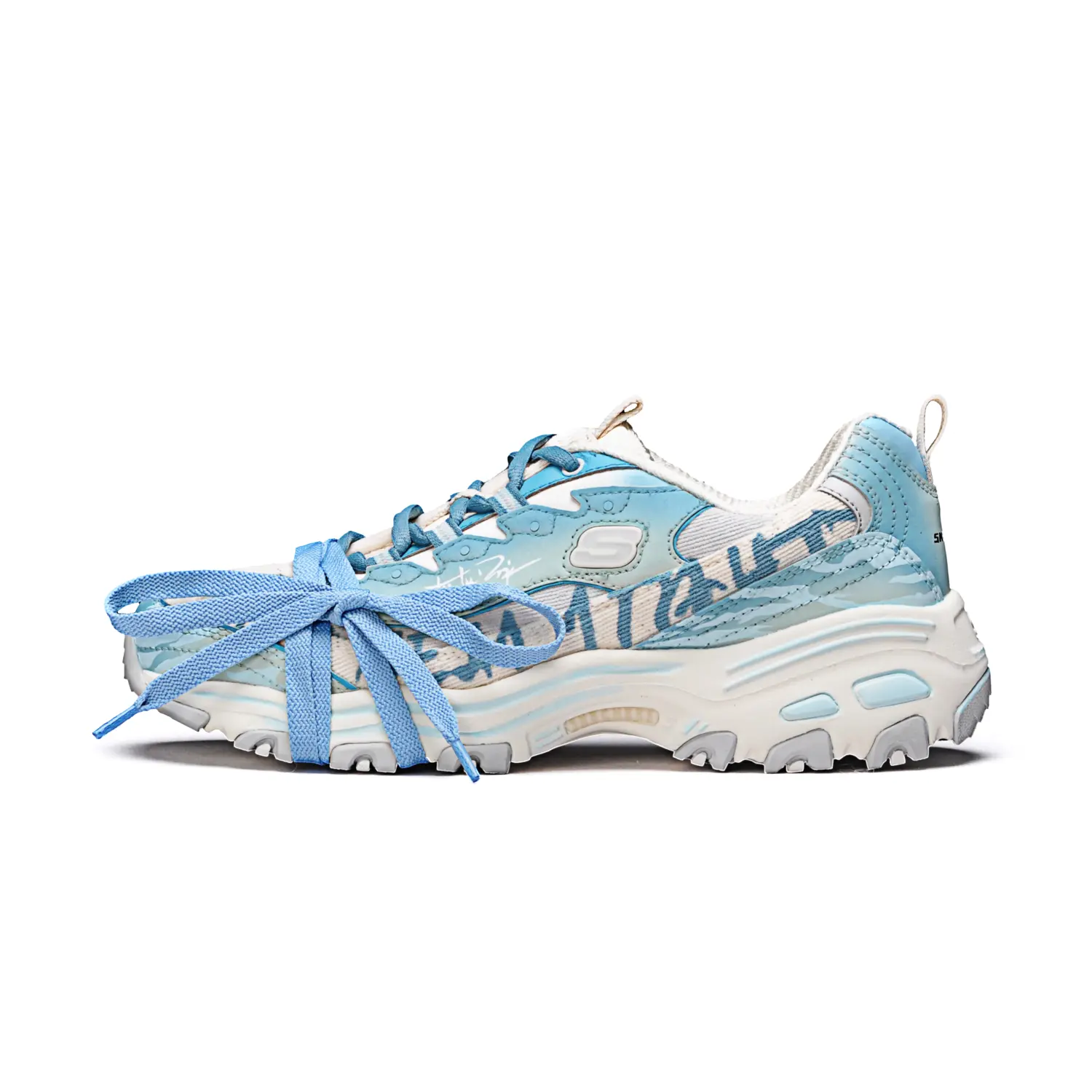 

Кроссовки Skechers D"Lites 1.0 Chunky Sneakers Women's Low-top Blue/white, голубой, Синий, Кроссовки Skechers D"Lites 1.0 Chunky Sneakers Women's Low-top Blue/white, голубой