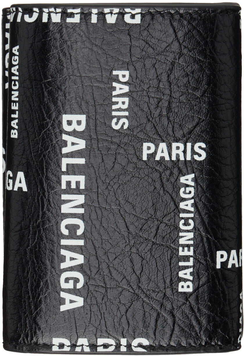 

Черный кошелек с логотипом Balenciaga
