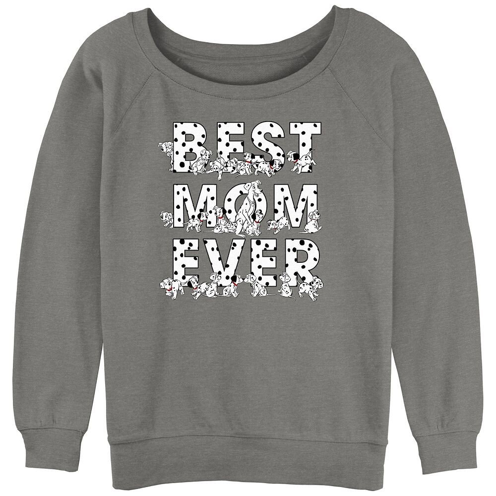 

Толстовка с напуском и рисунком «101 далматинец для юниоров» от Disney's Best Mom Ever, цвет Gray Heather