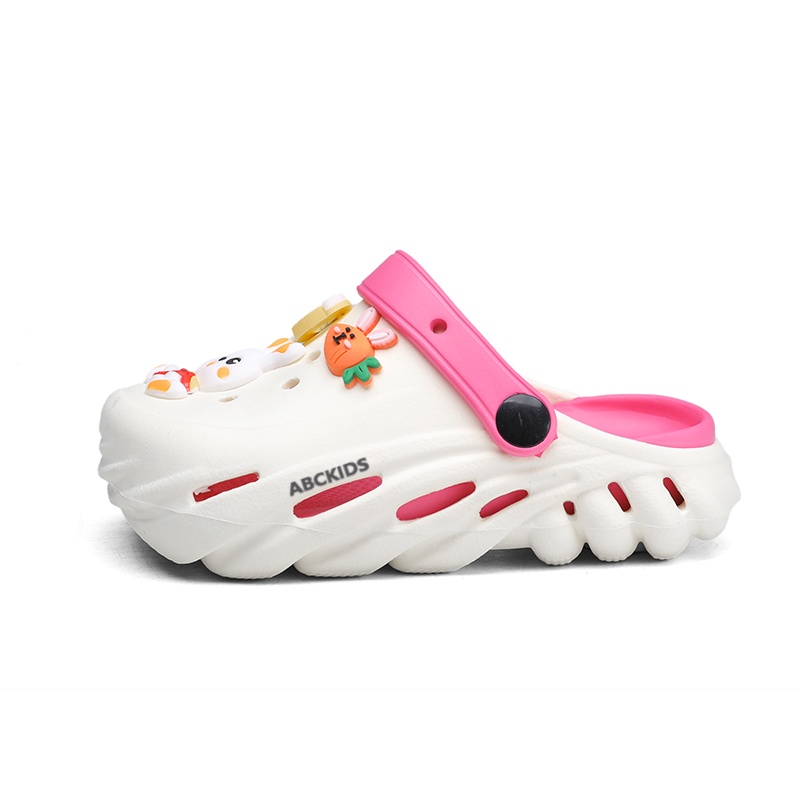 

Детские тапочки с низким верхом, устойчивые к истиранию, легкие, амортизирующие ABC KIDS, фуксия