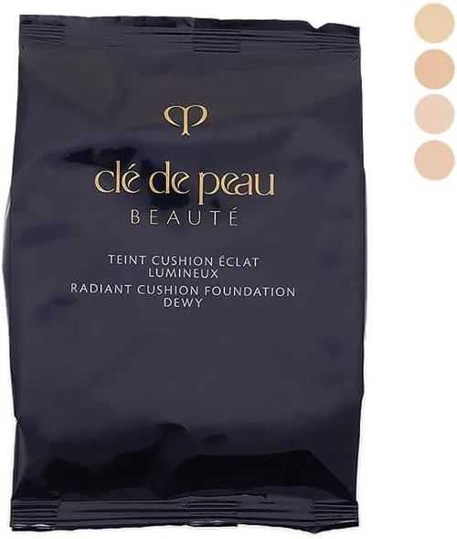 Тональная основа Cle de Peau Beaute Tan Cushion Eclat Luminu SPF25 PA+++ Refill 15 г Ochre 10 — фото 2