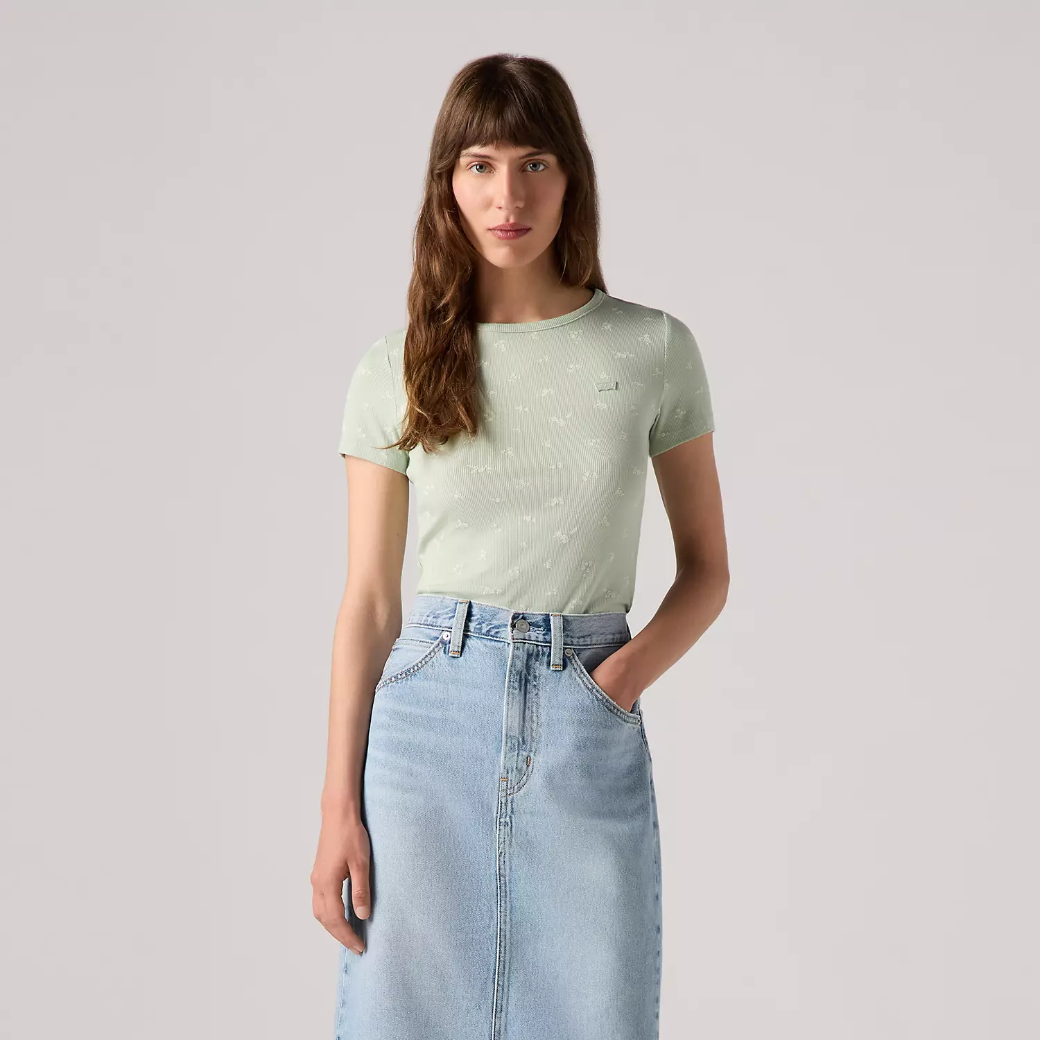 

Футболка Хейса Levi's, цвет Silt Green