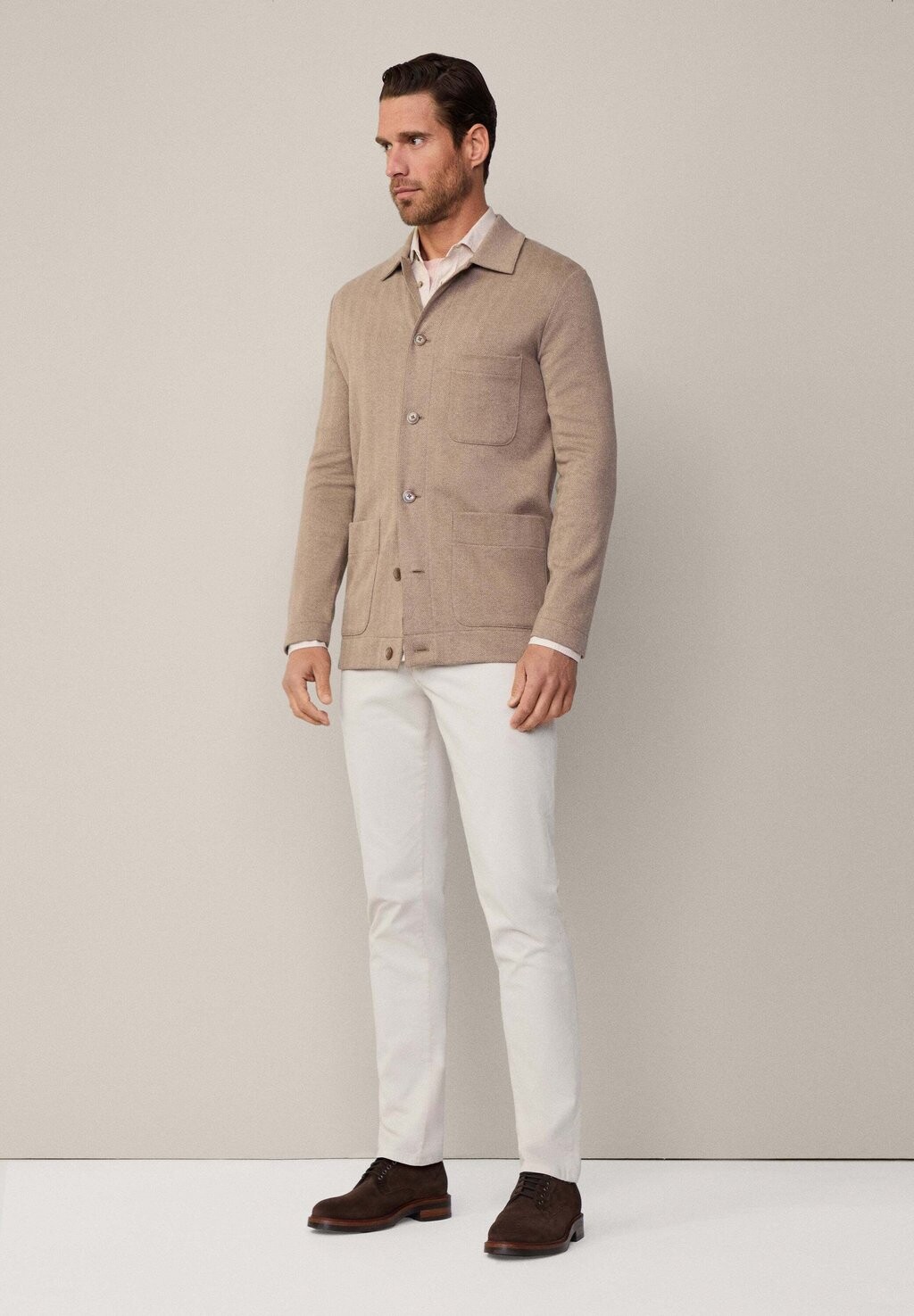 

Легкая куртка Hackett London, серо-коричневый