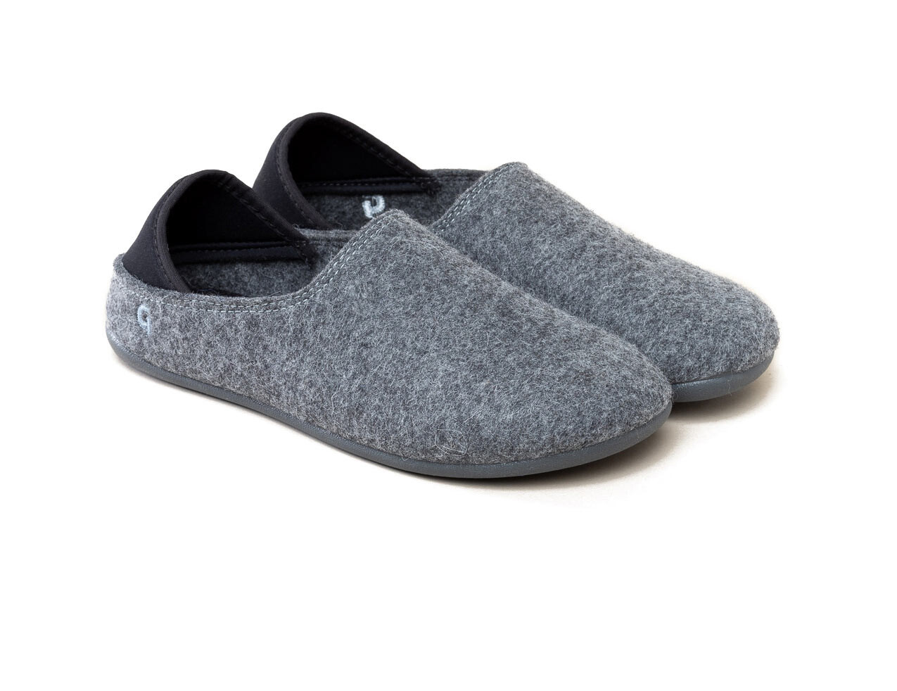 

Тапочки Gottstein Hausschuh Wool Slip On, цвет grey/charcoal