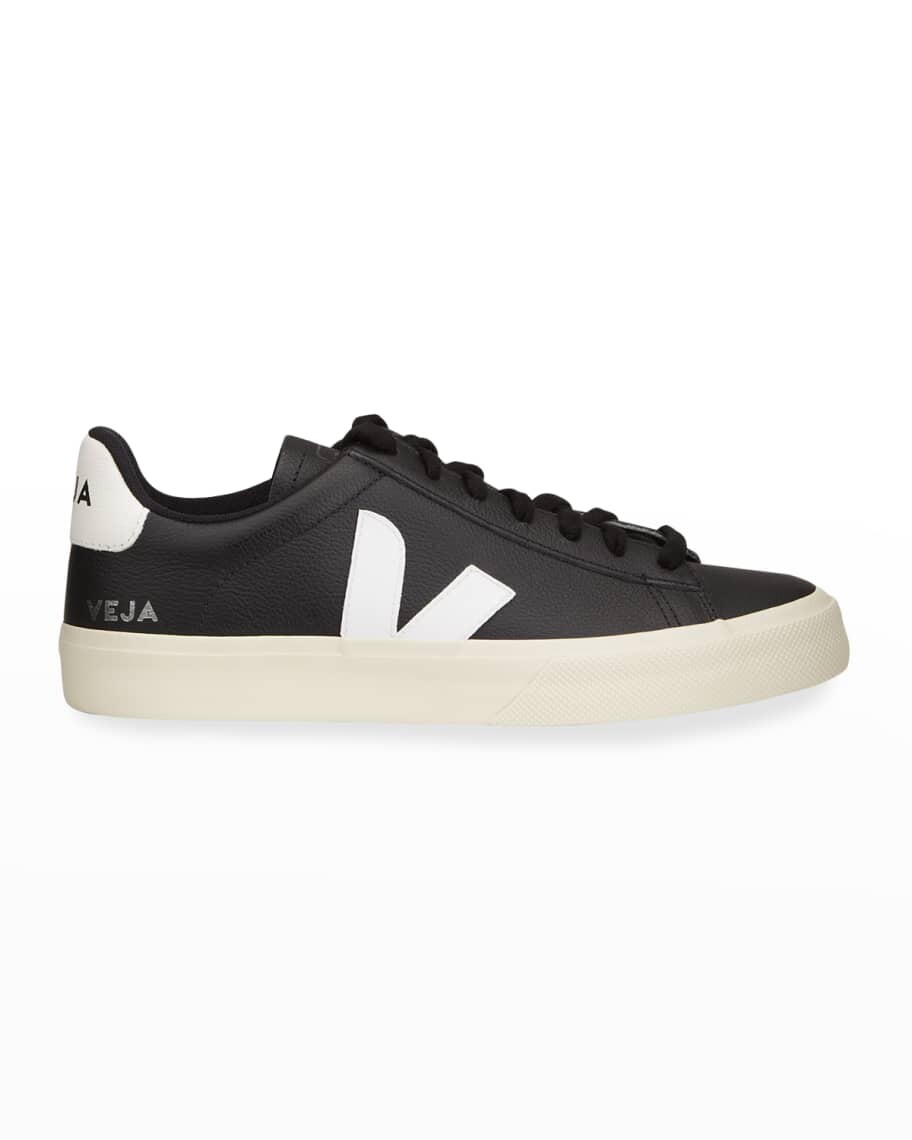 Двухцветные кожаные кроссовки Campo Easy VEJA