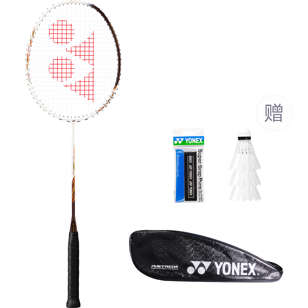 

YONEX Ракетка для бадминтона AstroX AX30 PRO Single Offensive Type Heavy Head, Stiff Shaft Battle Axe 30P Ancient Red