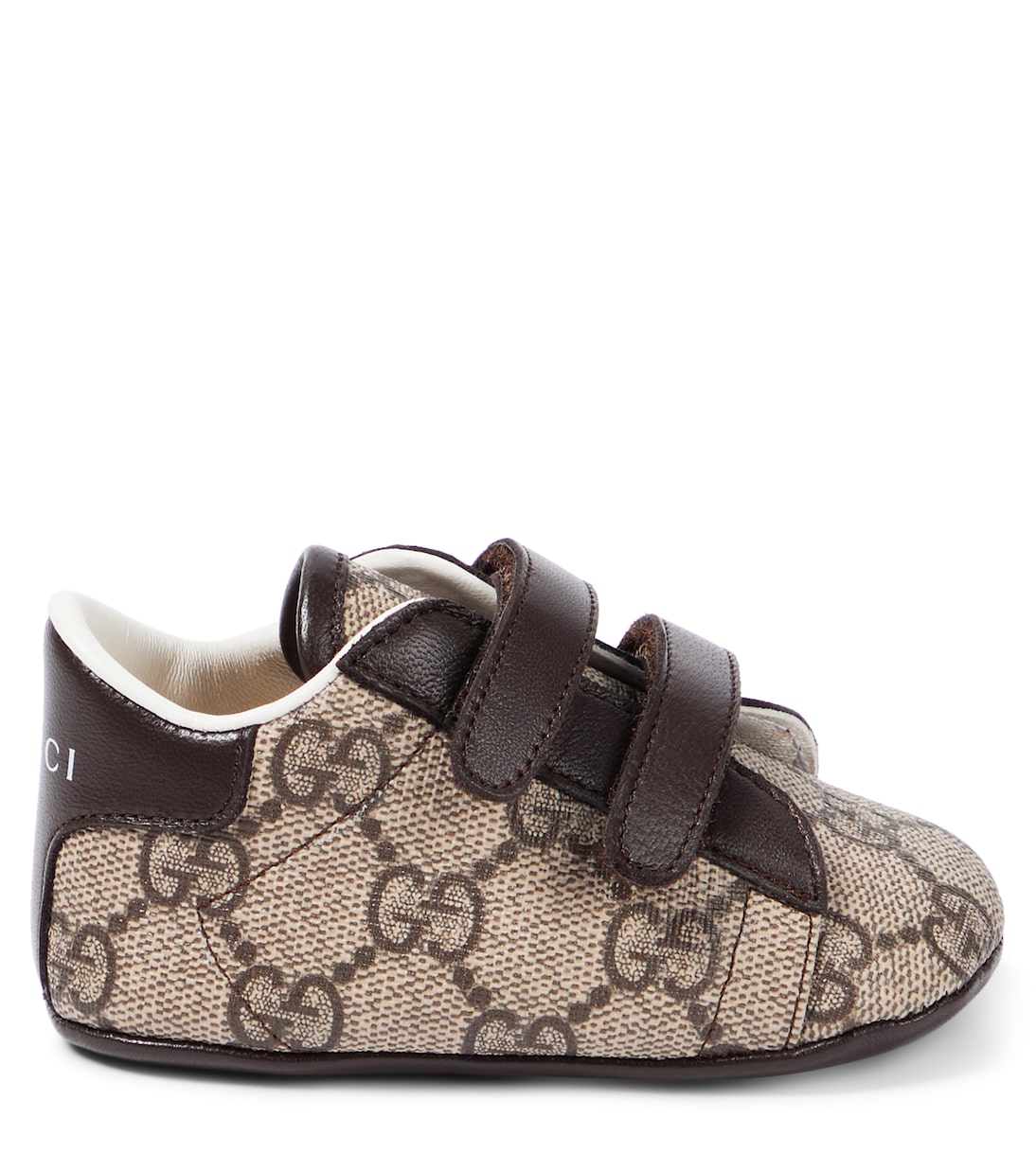 Кроссовки Baby Ace GG из ткани Gucci Kids, Beige-Ebo.Rb/Coc/Coc — фото 3